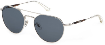 POLICE SPLF14 sunglasses in Shiny Full Palladium
