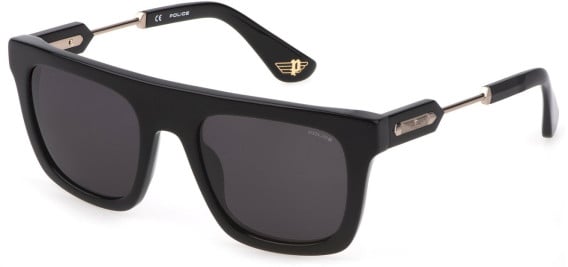 POLICE LEWIS HAMILTON SPLF71 sunglasses in Shiny Black