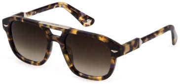 POLICE SPLL19 sunglasses in Yellow Spotted Havana/Shiny Brown