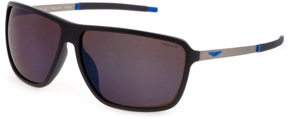 POLICE SPLL15 sunglasses in Semi Matt Ruthenium Blue
