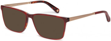 TED BAKER TB8218 sunglasses in RED/ TORT.