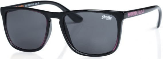 Superdry SDS-STOCKHOLM sunglasses in Black Pink