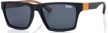 Superdry SDS-DISRUPTIVE sunglasses in Black/Orange