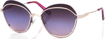 Superdry SDS-STUDIOSADIE sunglasses in Gold Purple