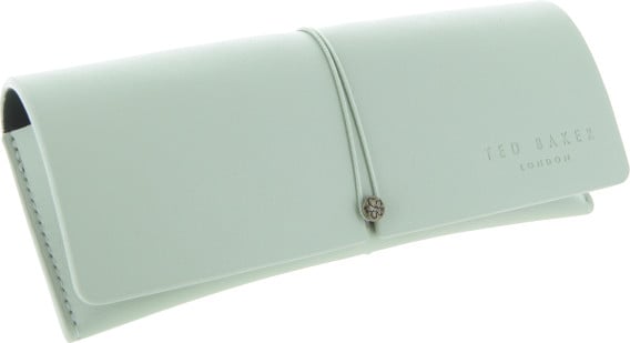 Ted Baker Leather Glasses Case Green