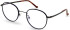 Hackett HEB279 Glasses In Gun/Blue