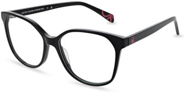 United Colors of Benetton BEO1093 glasses in Gloss Solid Black