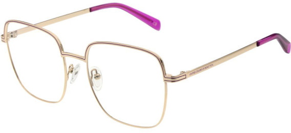 United Colors of Benetton BEO3092 glasses in Shiny Light Rose Gold