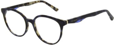 Ted Baker TB9229 glasses in Gloss Crystal Blue/Gloss Milky Tort