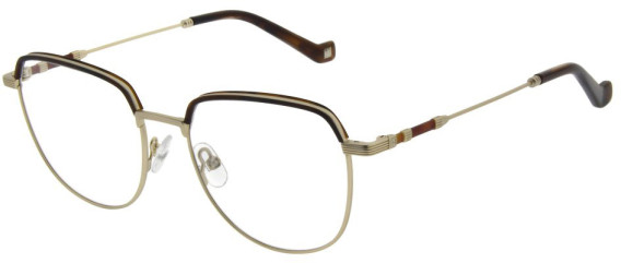 Hackett HEB294 glasses in Matt Light Gold/Tortoise
