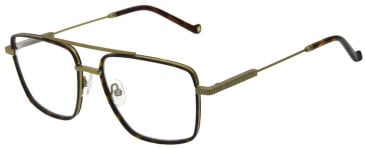 Hackett HEB317 glasses in Matt Antique Gold/Tort