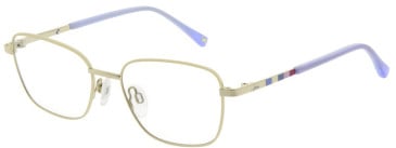Joules JO1052 glasses in Shiny Light Gold/Light Blue