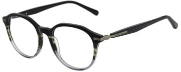 Scotch and Soda SS4024 glasses in Gloss Black Striped Gradient