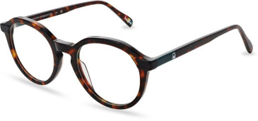 United Colors of Benetton BEO1097 glasses in Gloss Dark Tort