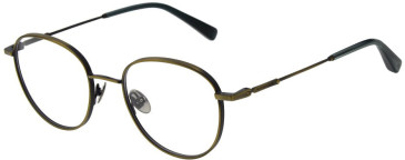 Scotch and Soda SS2020 glasses in Brushed Black/Antique Gold