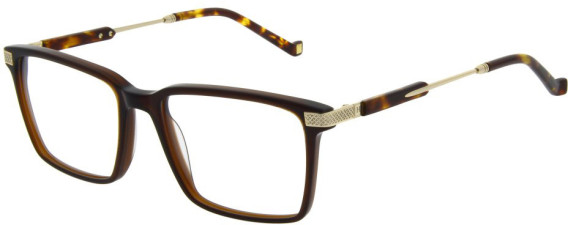 Hackett HEB288 glasses in Milky Amber
