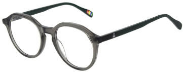 United Colors of Benetton BEO1097 glasses in Gloss Crystal Dark Grey