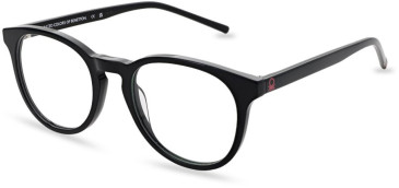 United Colors of Benetton BEO1091 glasses in Gloss Solid Black