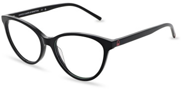 United Colors of Benetton BEO1090 glasses in Gloss Solid Black