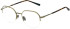 Scotch and Soda SS2021 glasses in Brushed Black/Antique Gold