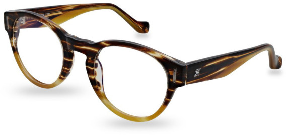 Hackett HJPO104 glasses in Brown Horn