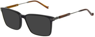 Hackett HEB288 sunglasses in Shiny Black