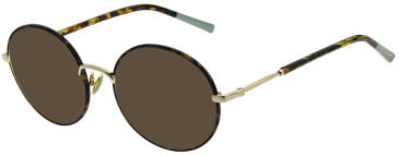 Scotch and Soda SS1020 sunglasses in Shiny Light Gold/Green Green