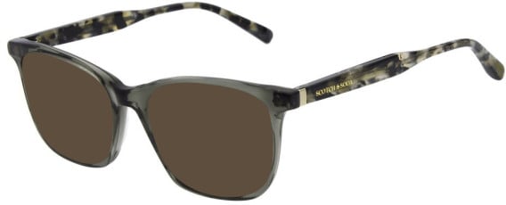 Scotch and Soda SS3024 sunglasses in Gloss Crystal Grey