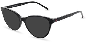 United Colors of Benetton BEO1090 sunglasses in Gloss Solid Black
