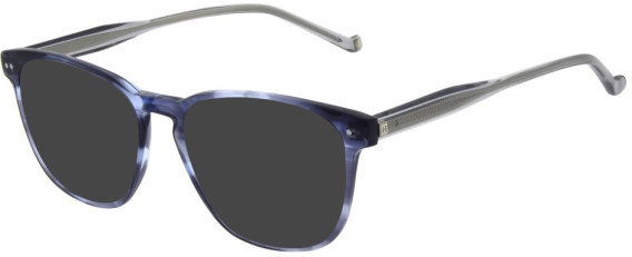 Hackett HEB304 sunglasses in Gloss Blue Havana
