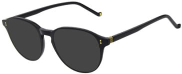 Hackett HEB311 sunglasses in Gloss Solid Black