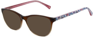 Joules JO3069 sunglasses in Shiny Milky Brown Gradient