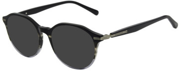 Scotch and Soda SS4024 sunglasses in Gloss Black Striped Gradient