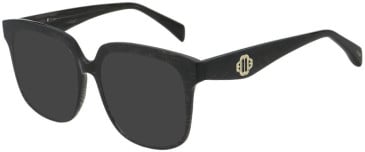 Maje MJ1046 sunglasses in Black Glitter