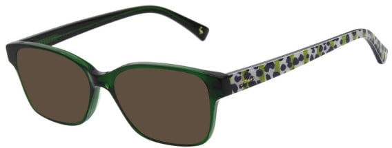 Joules JO3068 sunglasses in Shiny Milky Forest Green
