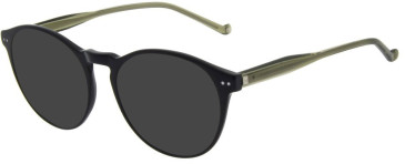 Hackett HEB303 sunglasses in Shiny Black