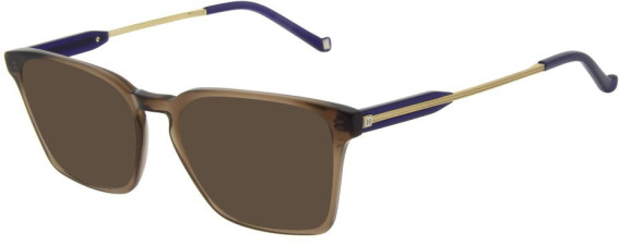 Hackett HEB285 sunglasses in Gloss Crystal Brown