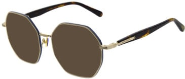 Scotch and Soda SS3028 sunglasses in Shiny Gold