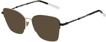 Scotch and Soda SS1023 sunglasses in Shiny Light Gold/Matt Black