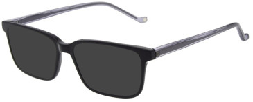 Hackett HEB318 sunglasses in Gloss Solid Black