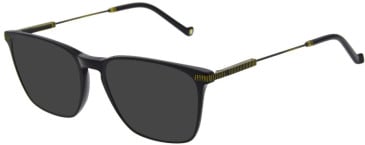 Hackett HEB316 sunglasses in Gloss Solid Black
