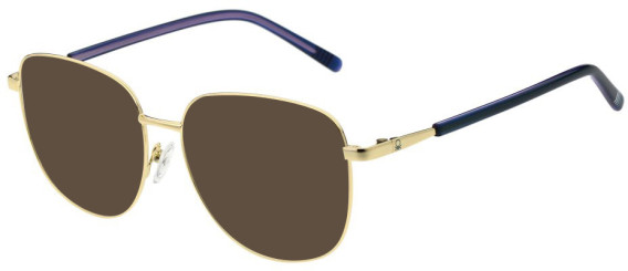 United Colors of Benetton BEO3091 sunglasses in Shiny Gold/Blue
