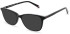 United Colors of Benetton BEO1089 sunglasses in Gloss Solid Black
