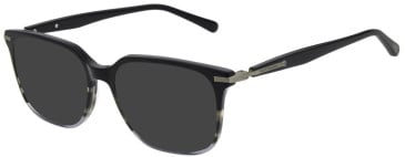 Scotch and Soda SS4025 sunglasses in Gloss Black Striped Gradient