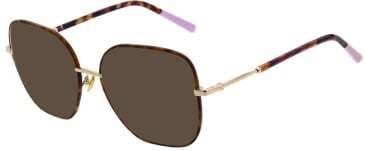 Scotch and Soda SS1019 sunglasses in Shiny Light Rose Gold/Light Tort