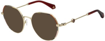 Christian Lacroix CL3095 sunglasses in Gold/Red