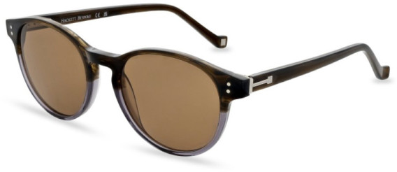 Hackett HSB920 sunglasses in Gloss Brown/Blue