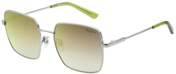 Pepe Jeans PJ5198 sunglasses in Shiny Silver/Green