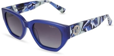Pepe Jeans PJ7411 sunglasses in Gloss Milky Blue