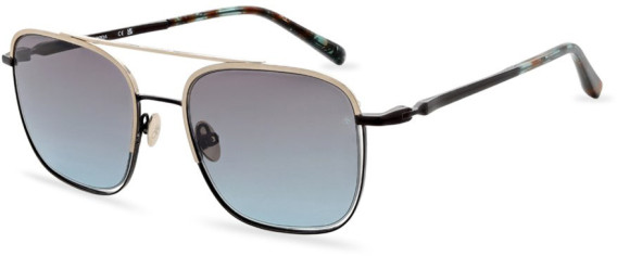 Scotch And Soda SS6015 sunglasses in Brushed Gold/Grey